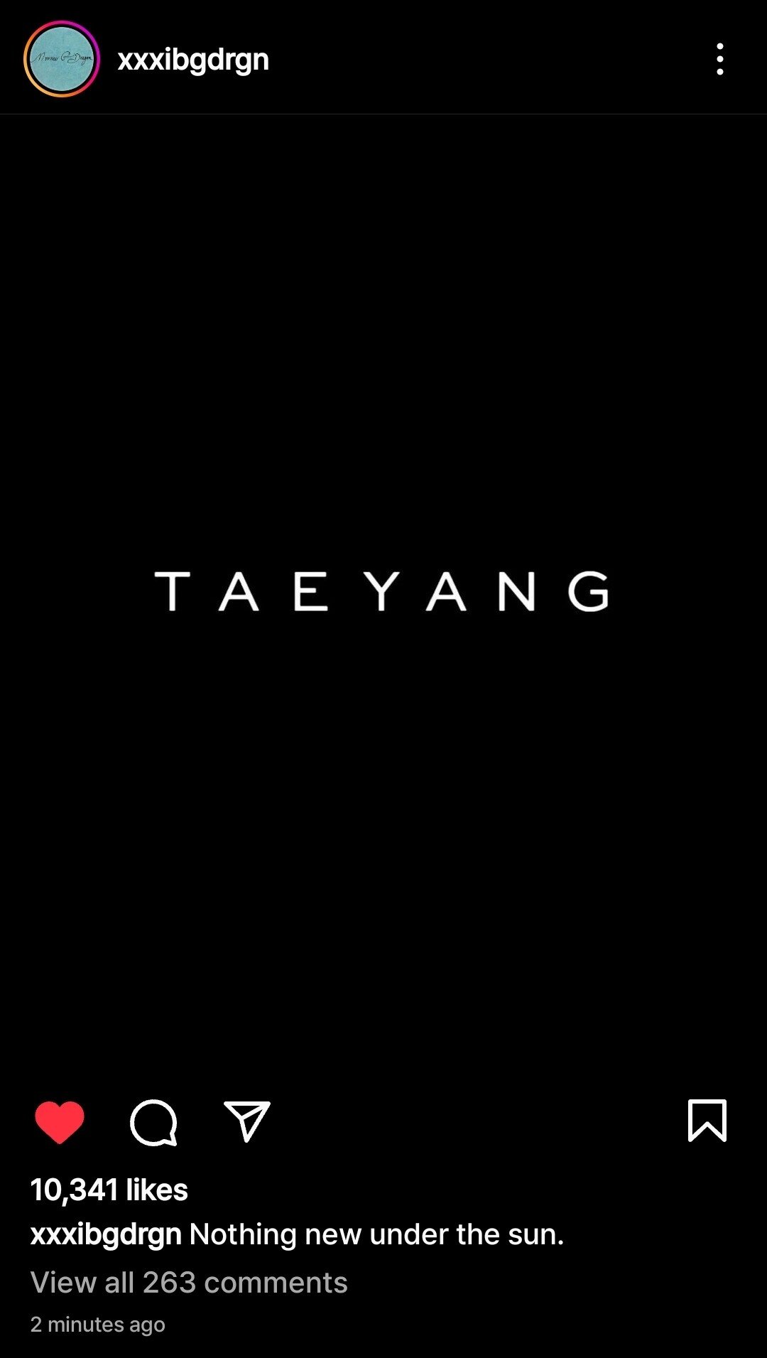 [정보/소식] G-DRAGON 인스타 업뎃 | 인스티즈