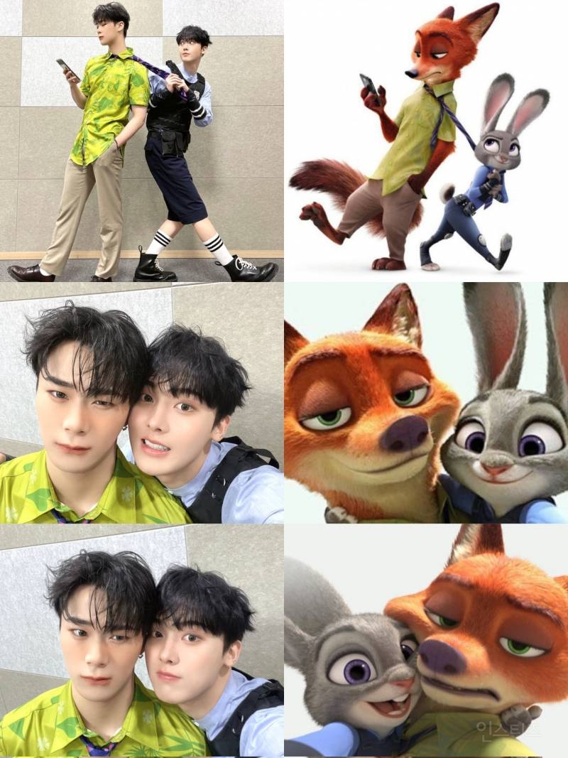 닉과 주디 현실판이라는 남자 아이돌 조합 | 인스티즈