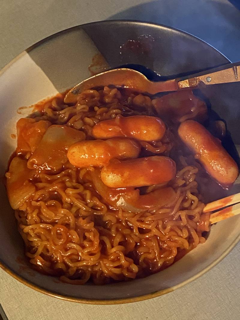 라볶이 처음 만들어보는데 성공한거 같아 | 인스티즈