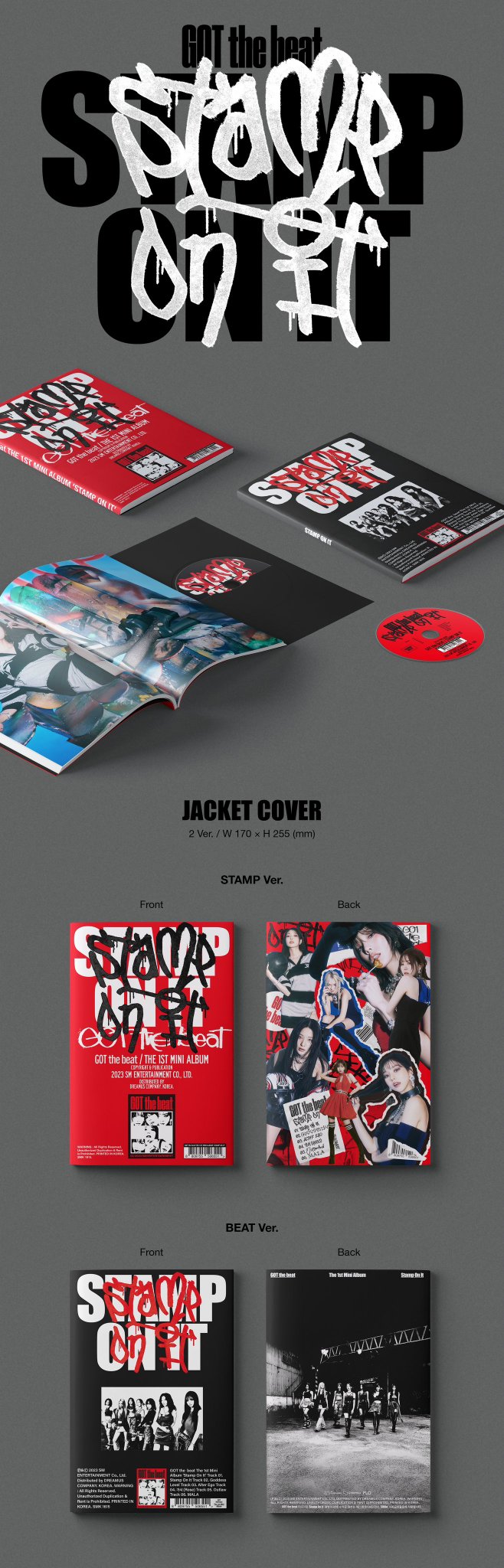 [정보/소식] GOT the beat The 1st mini Album 〖Stamp On It〗 : Album Detail | 인스티즈