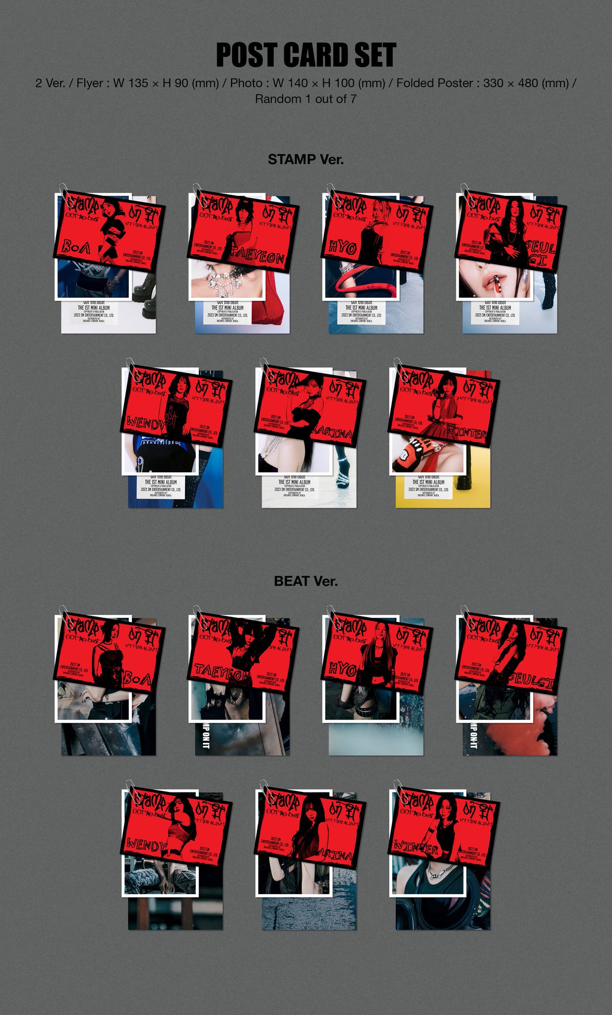 [정보/소식] GOT the beat The 1st mini Album 〖Stamp On It〗 : Album Detail | 인스티즈