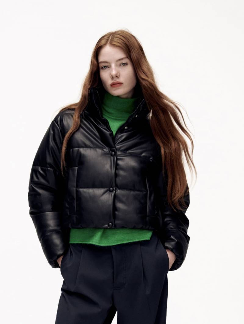ZARA 자라 에코 레더 패딩 점퍼 3427/753 | 인스티즈