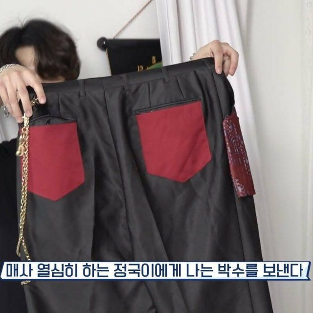 [잡담] 방탄 정국이 만든 옷을 입은 제이홉 | 인스티즈