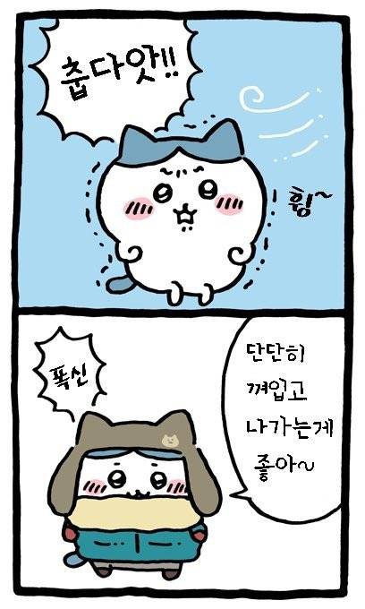 얘들아 오늘 진짜 추우니까 단디 껴입어..!! | 인스티즈