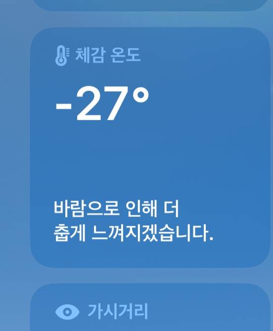 서울 체감온도 실화니..진짜 그동안 추위는 추위가 아니였어 | 인스티즈