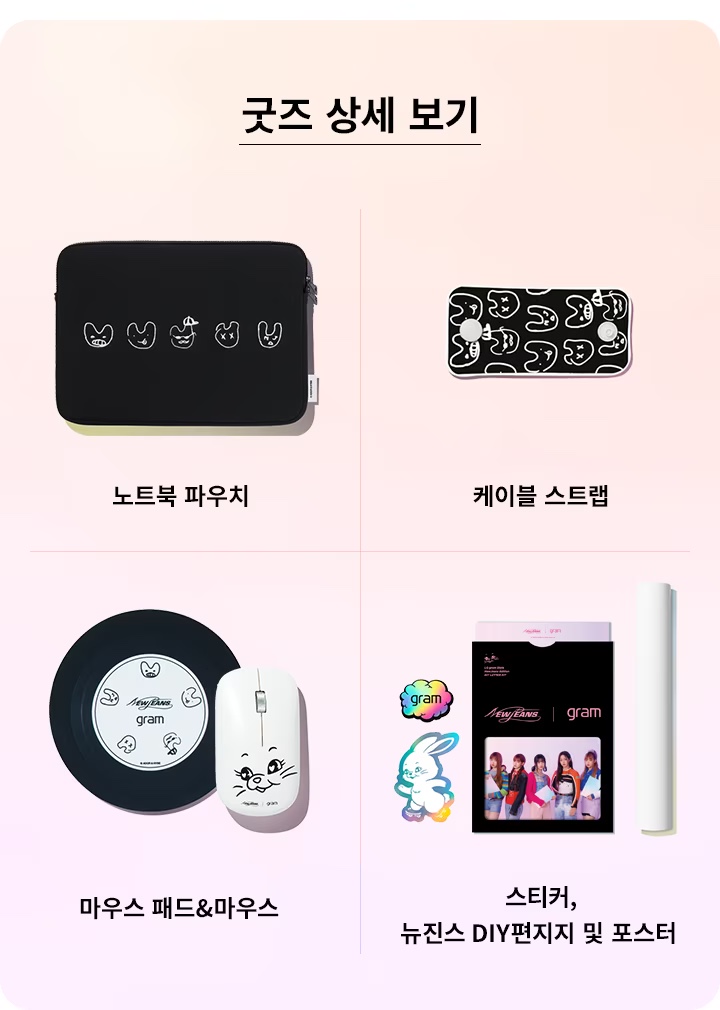 [잡담] 뉴진스 LG 그램 에디션 상세정보+커스터마이징 굿즈 | 인스티즈