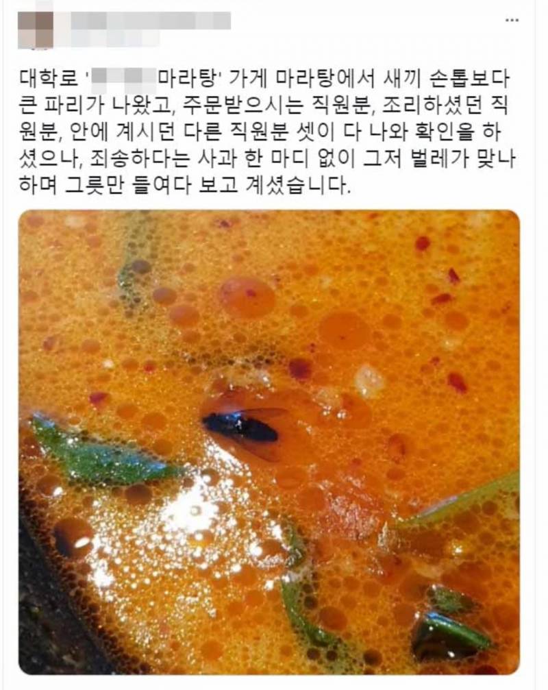 내가 마라탕을 절대 안 먹는 이유(ㅎㅇㅈㅇ) | 인스티즈