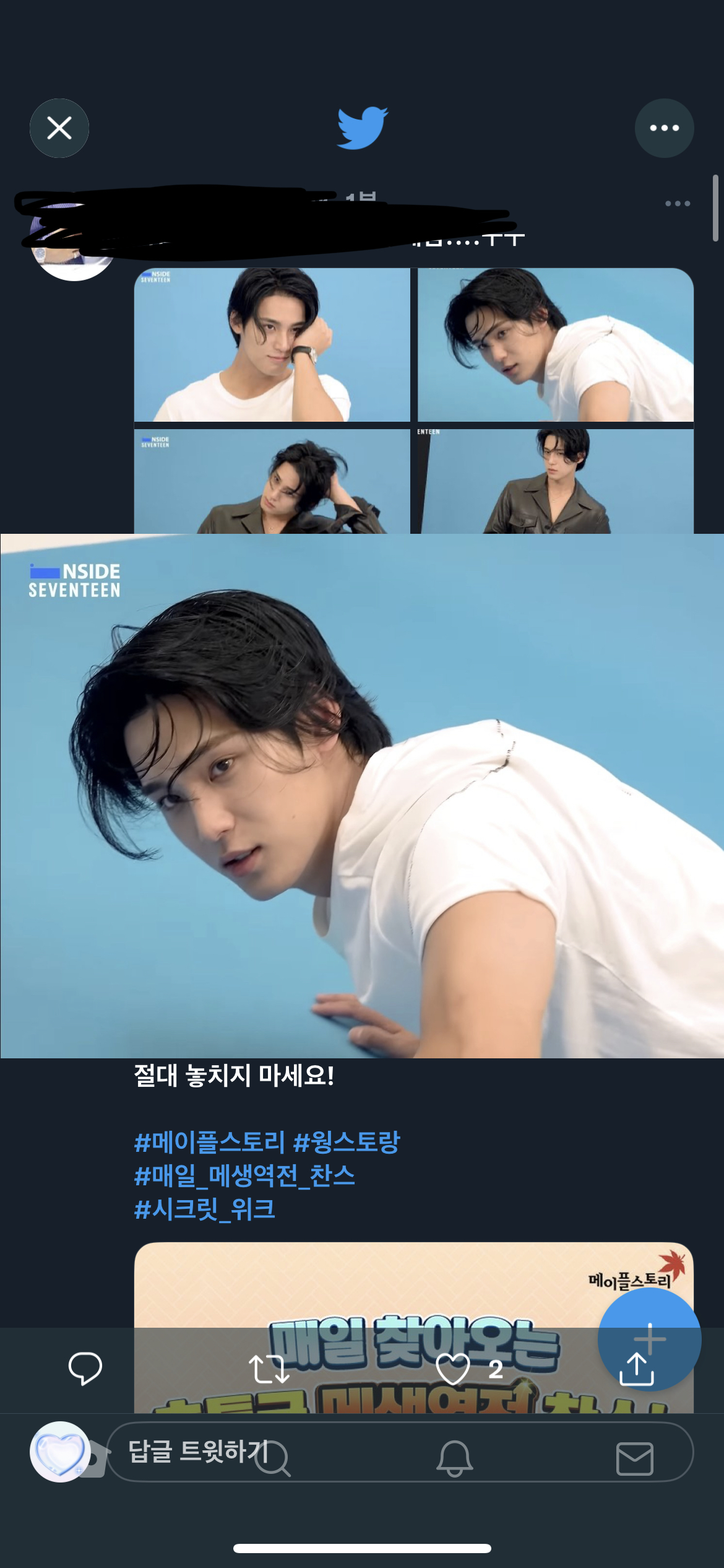 [잡담] 트위터 가끔 사진 이렇게 보이는데 | 인스티즈
