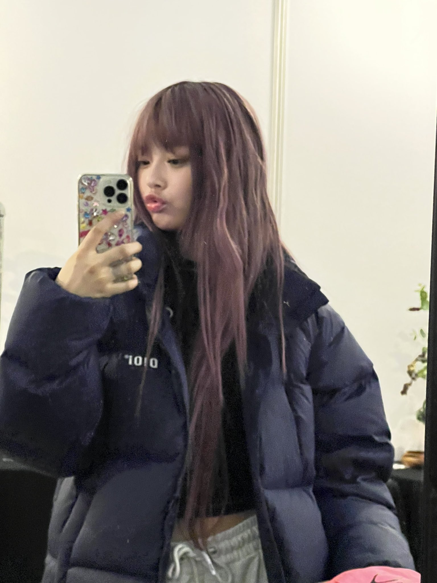 [잡담] 하니 멤트로 포도하니 거울셀카 올려줬다🍇 | 인스티즈