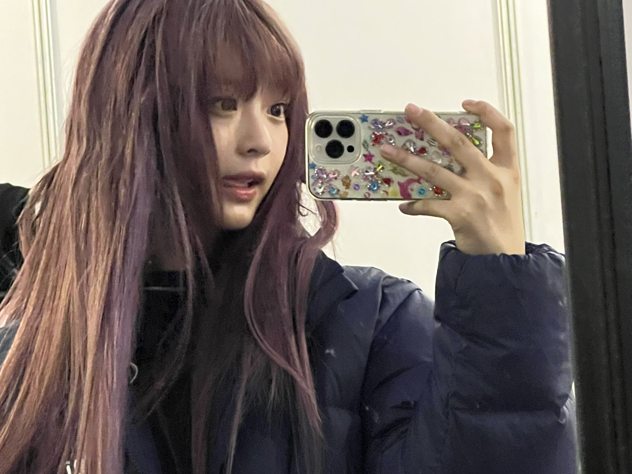 [잡담] 하니 멤트로 포도하니 거울셀카 올려줬다🍇 | 인스티즈