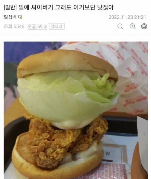 익들은 이런 이상한 모양 싸이버거 먹어본적 있음? | 인스티즈