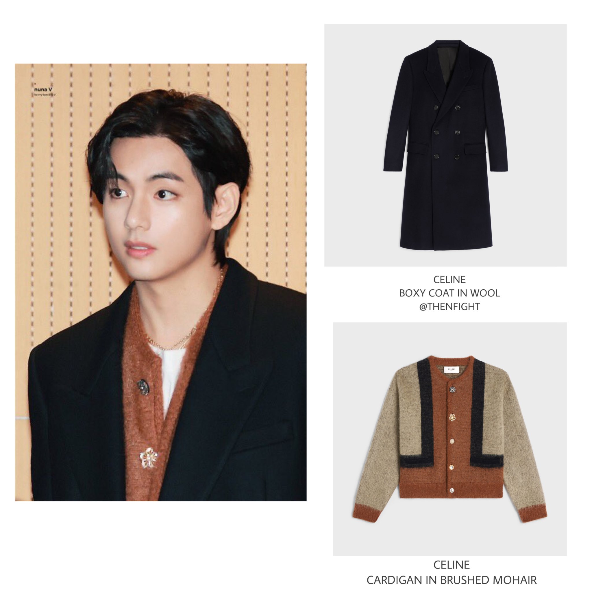 [잡담] 와 방탄 뷔 이틀전 착장 싹 다 셀린느였네ㅠㅠㅠ | 인스티즈