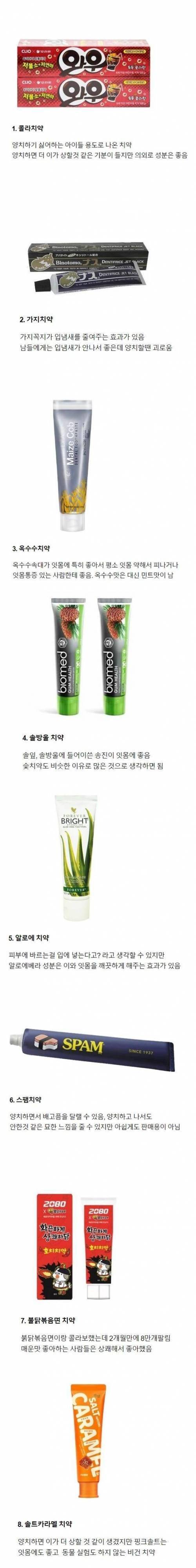 [잡담] 특이한 치약들이래 ㅎ | 인스티즈