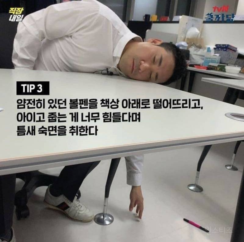회사에서 몰래 자는법 | 인스티즈