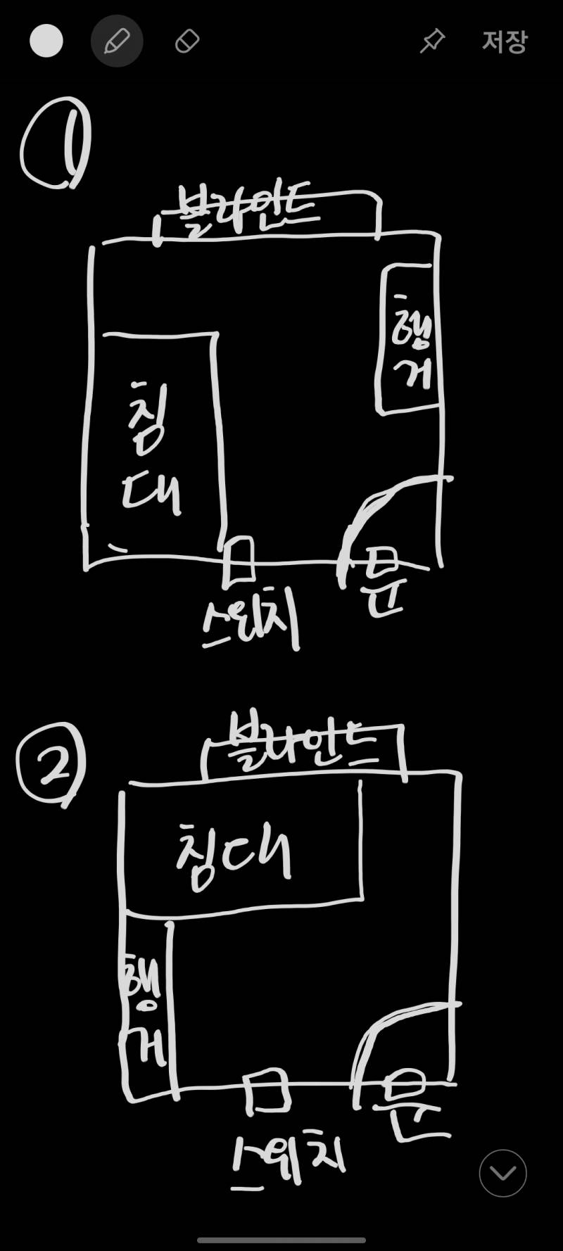 익들아 나 침대 어느쪽으로 놓는게 나을까?? | 인스티즈