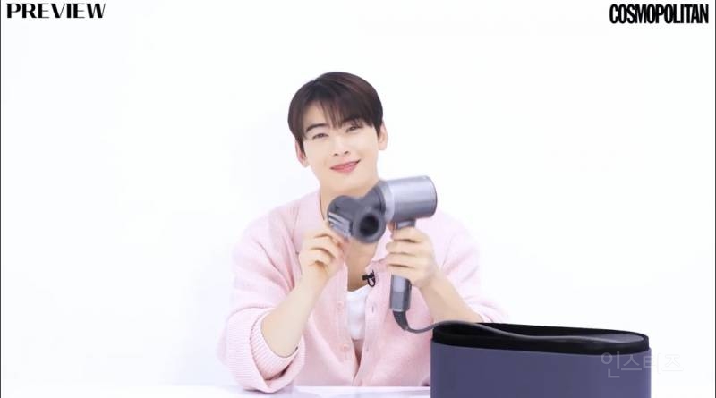 안 그래도 사고 싶었던 다이슨 , 차은우가 작정 하고 귀엽게 영업 하는 영상 | 인스티즈