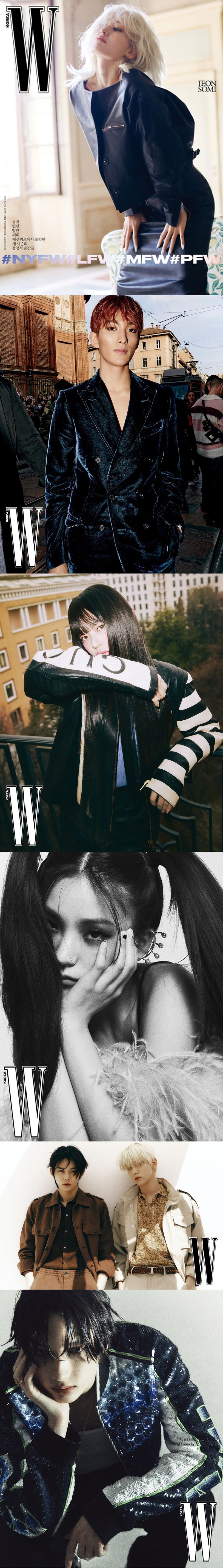 [정보/소식] W코리아 4월호에 실린 아이돌들 | 인스티즈