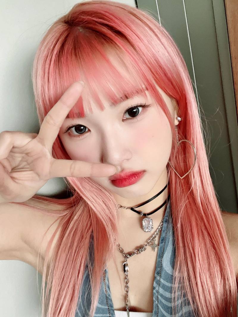 핑크 머리로 바꾼 후, 팬들 사이에서 캐릭터 닮았다고 말 나오는 걸그룹 멤버 | 인스티즈