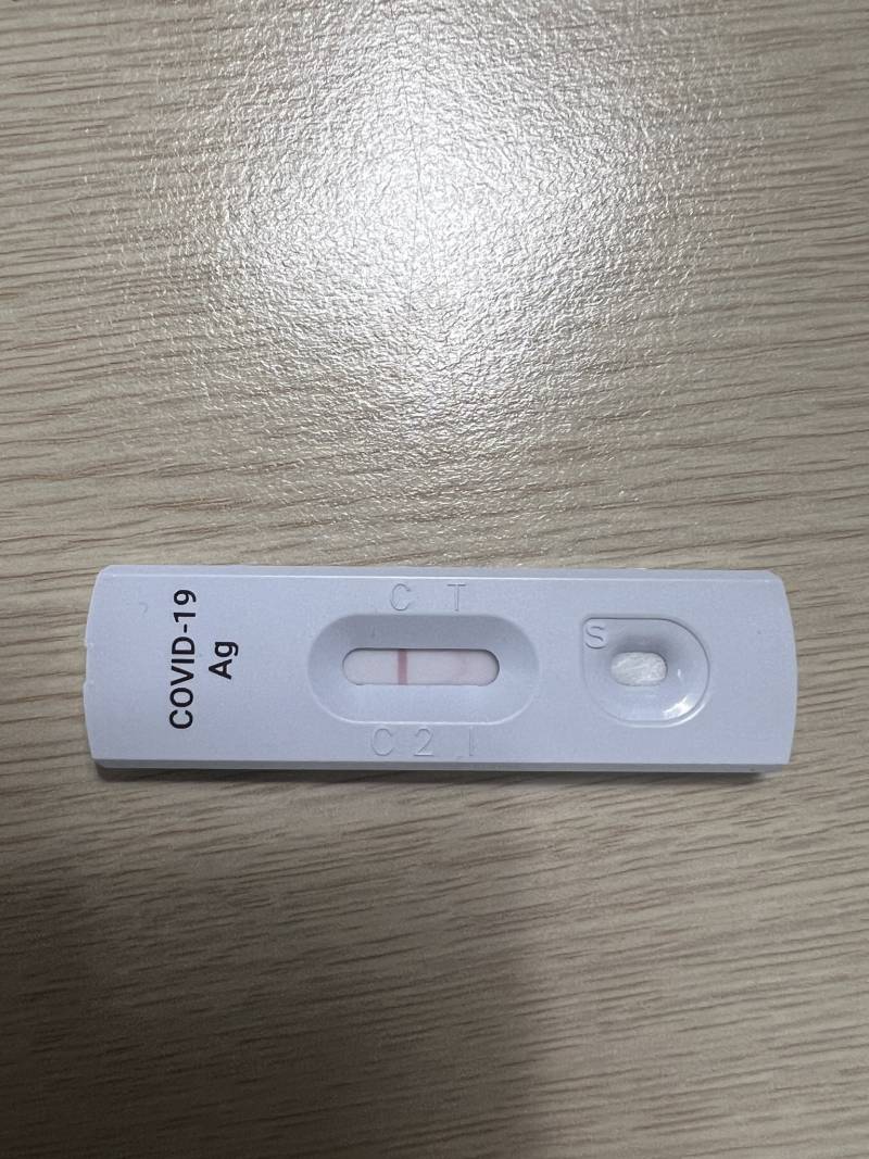 코로나 자가키드 했는데 이거 두줄인걸까?? | 인스티즈