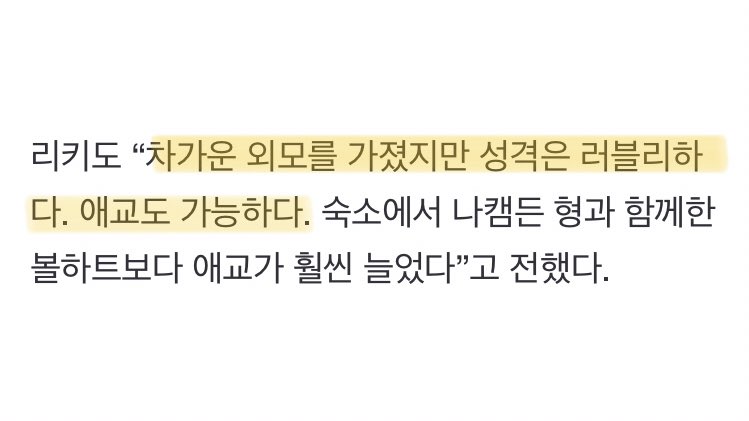 [잡담] 리키 애교 늘은거 맞네 ㅠ 아 | 인스티즈