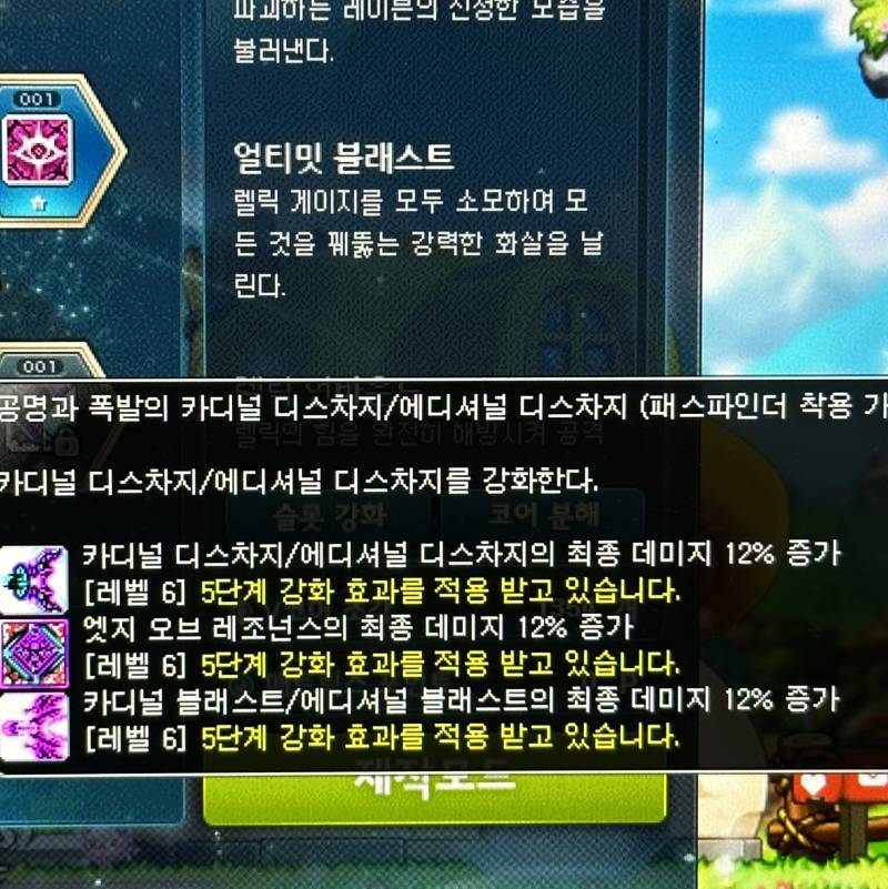 [잡담] 패파 본캐 완전 메린인데 5차 코어 잘 넣은건지 함만 봐줘 ㅜ | 인스티즈