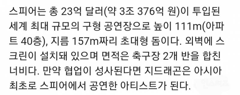 지드래곤이 아시아최초로 공연논의중이라는 곳.jpgif | 인스티즈