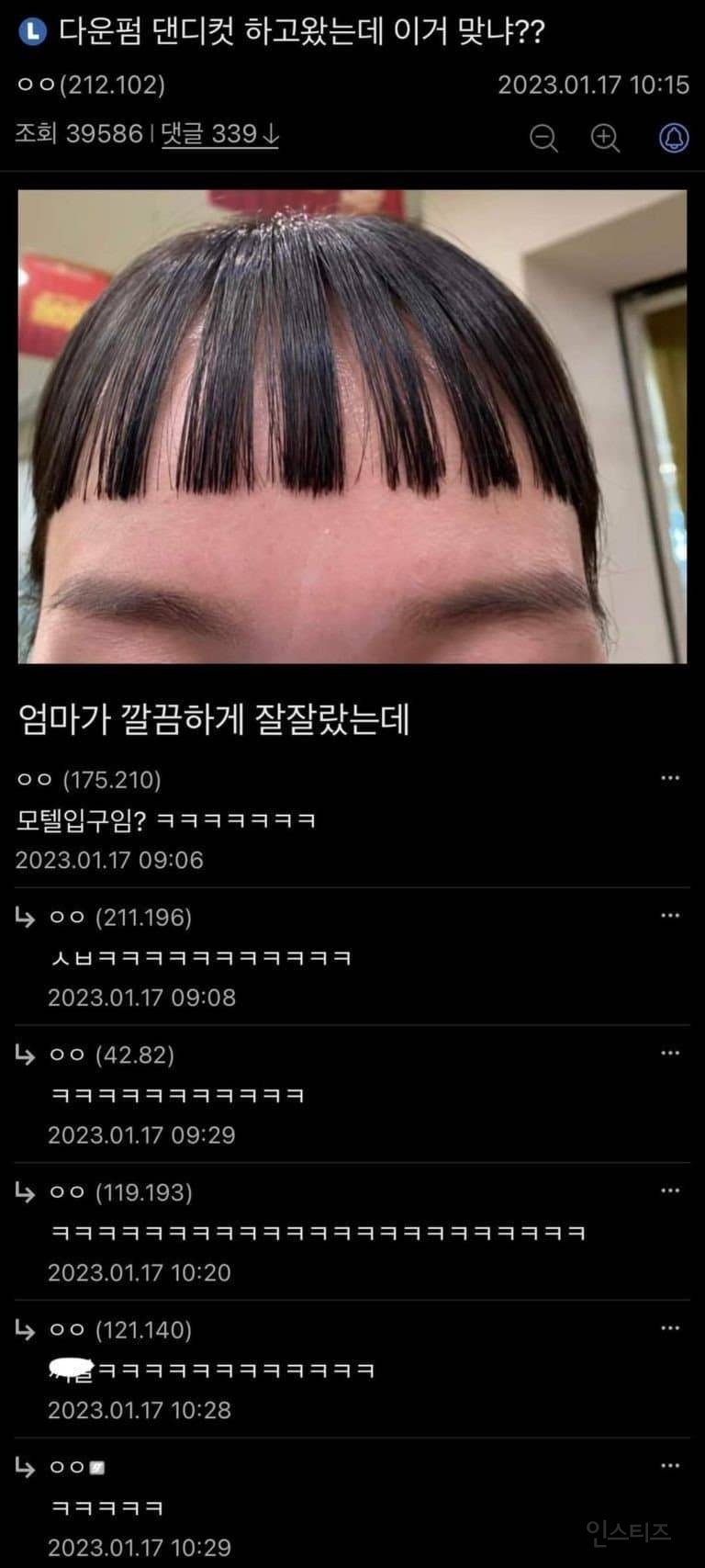 헤어갤러리 인증짤 모음.jpg | 인스티즈