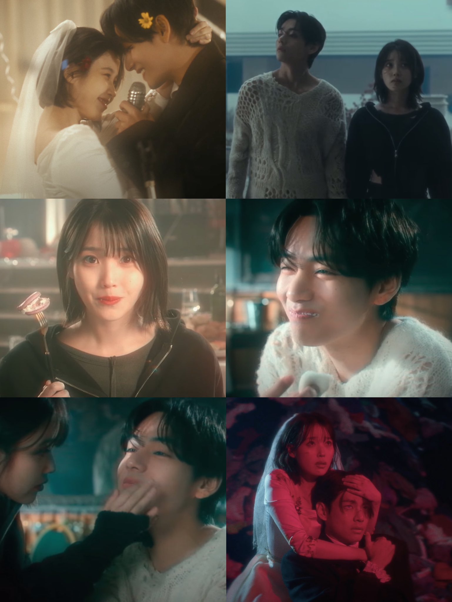 [잡담] 아이유 뷔 웨딩네컷도 좋은데 이 장면도 미침 | 인스티즈