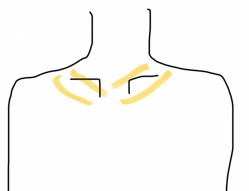 [잡담] 다들 쇄골쪽에 이런 주름 없어..? | 인스티즈