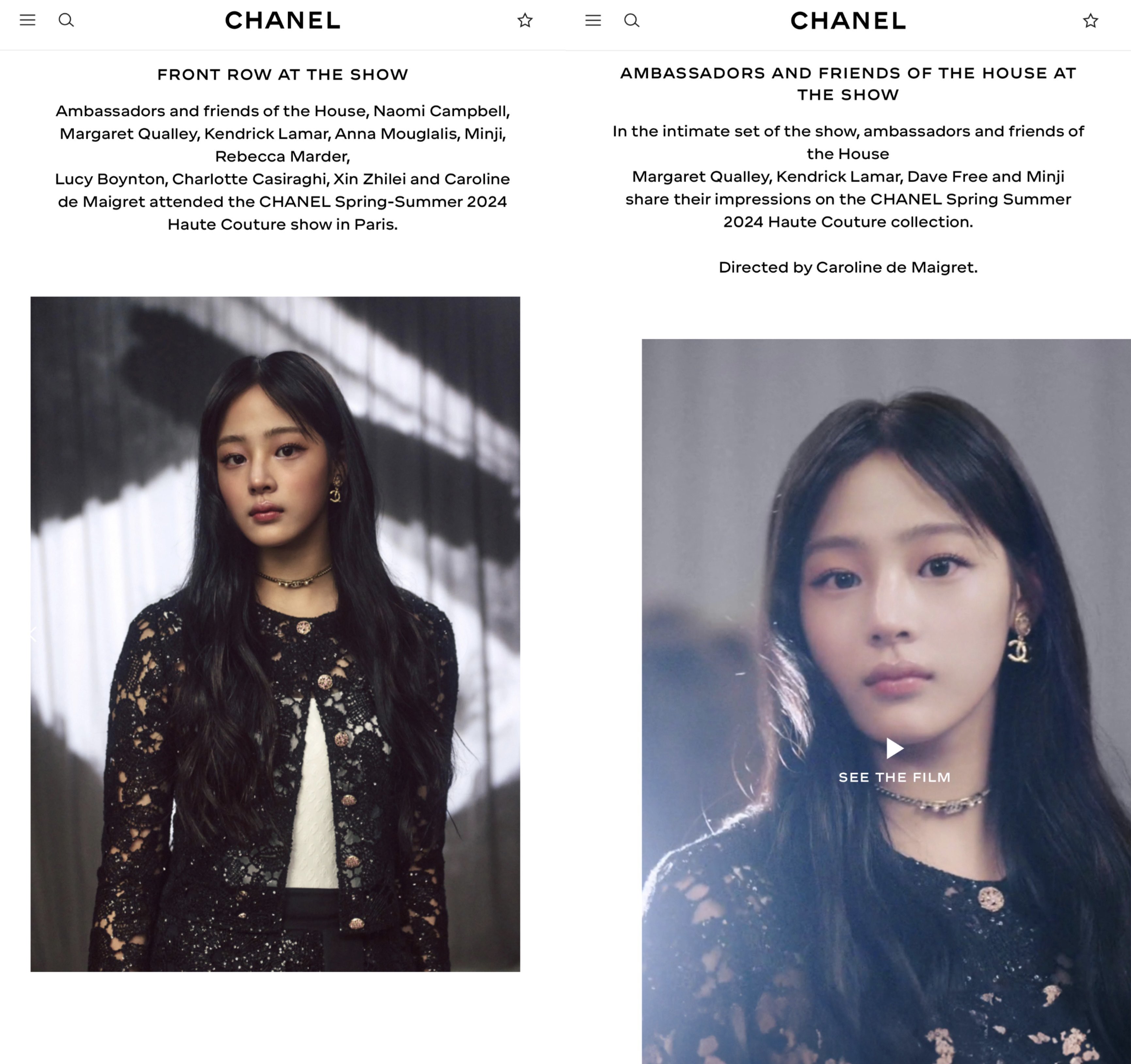 [잡담] 민지 샤넬 하우스 앰버서더 됐네 | 인스티즈