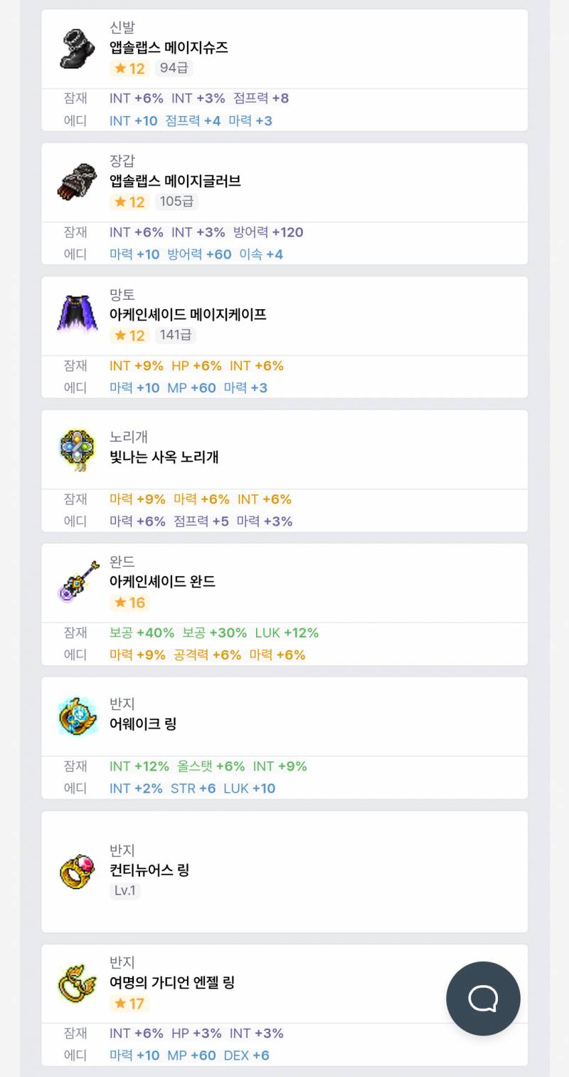 [잡담] 진짜 이게 대부분의 템세팅일 건데 | 인스티즈