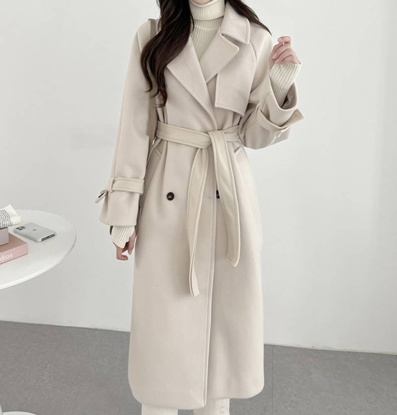 아이보리 롱코트 | 인스티즈