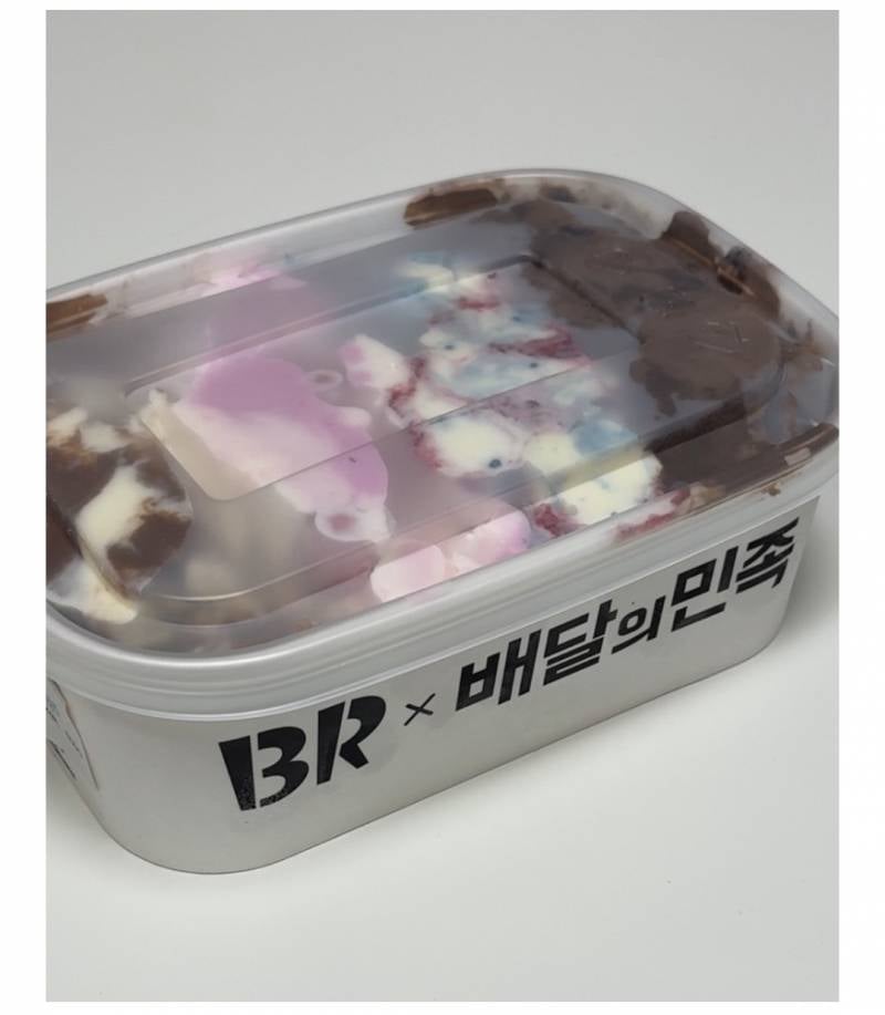 [잡담] 배스킨라빈스 배민 콜라보로 사각사각팩이라는 거 나왔대 !! | 인스티즈