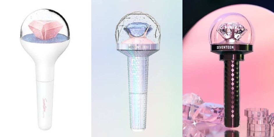 [잡담] 세븐틴 응원봉 (캐럿봉) 변천사 예쁨 | 인스티즈