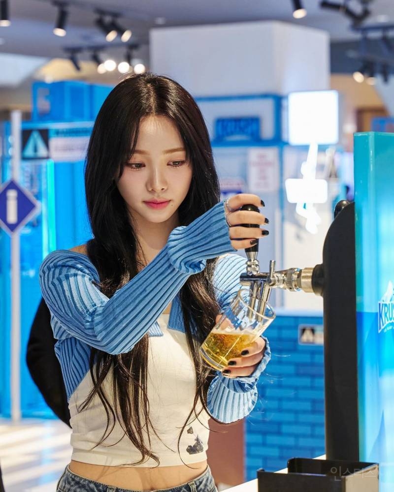 오늘자 크러시 맥주 공식 인스타 카리나 업뎃jpg | 인스티즈