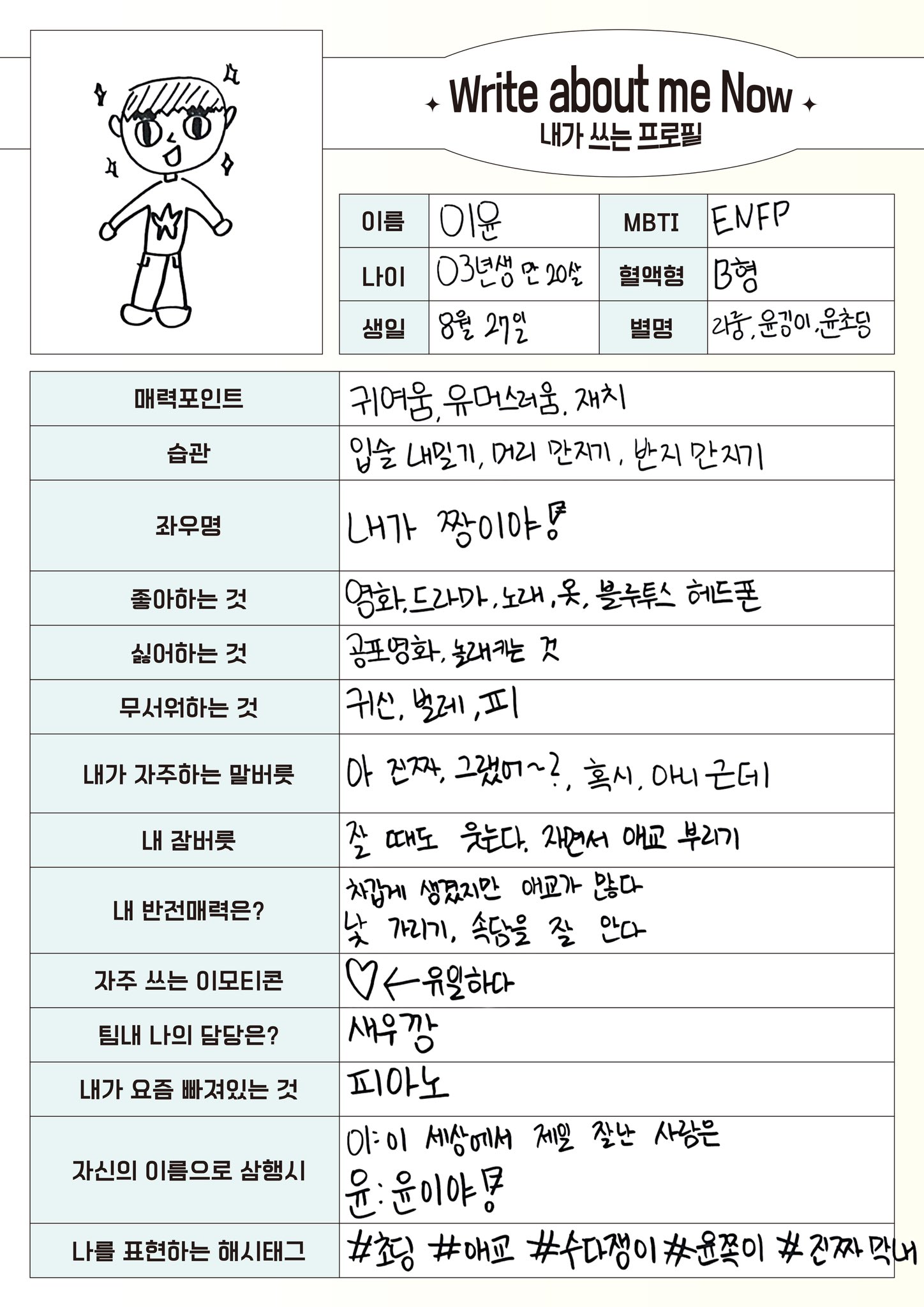 5명 중 4명이 ENF_, 1명만 I인 신인 아이돌그룹.jpg | 인스티즈