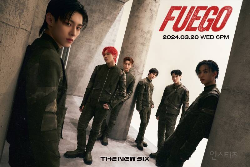 더뉴식스(THE NEW SIX) The 1st Digital Single [FUEGO] 𝐃-𝟏 Get ready, set, fire | 인스티즈