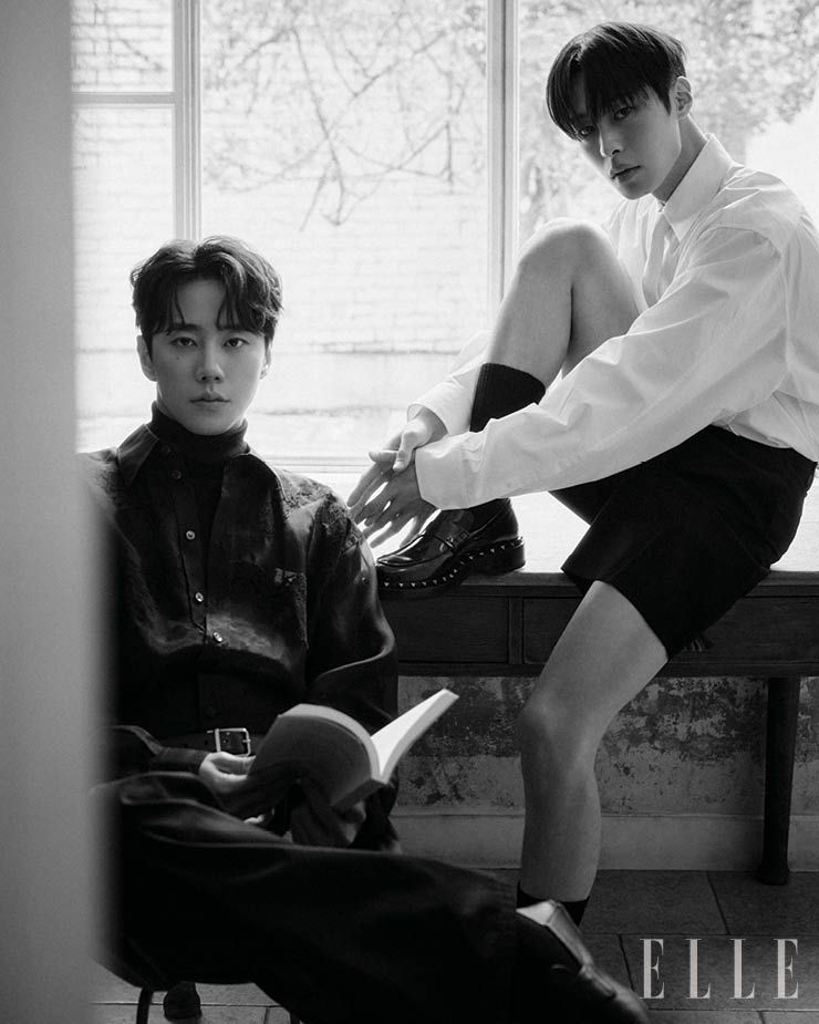 [정보/소식] 엘르 화보 이재욱과 이준영, 홍수주의 숲 | 인스티즈