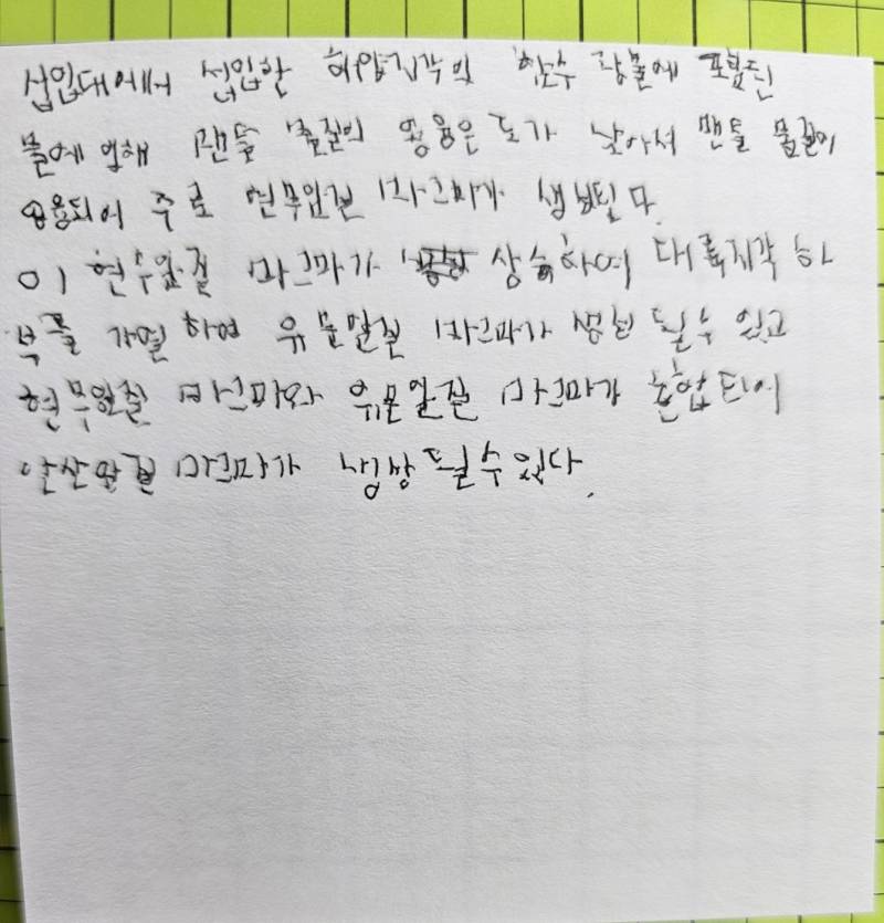 [잡담] 나 요즘 왼손으로 글씨쓰는거 연습중이다 ㅋㅋ | 인스티즈
