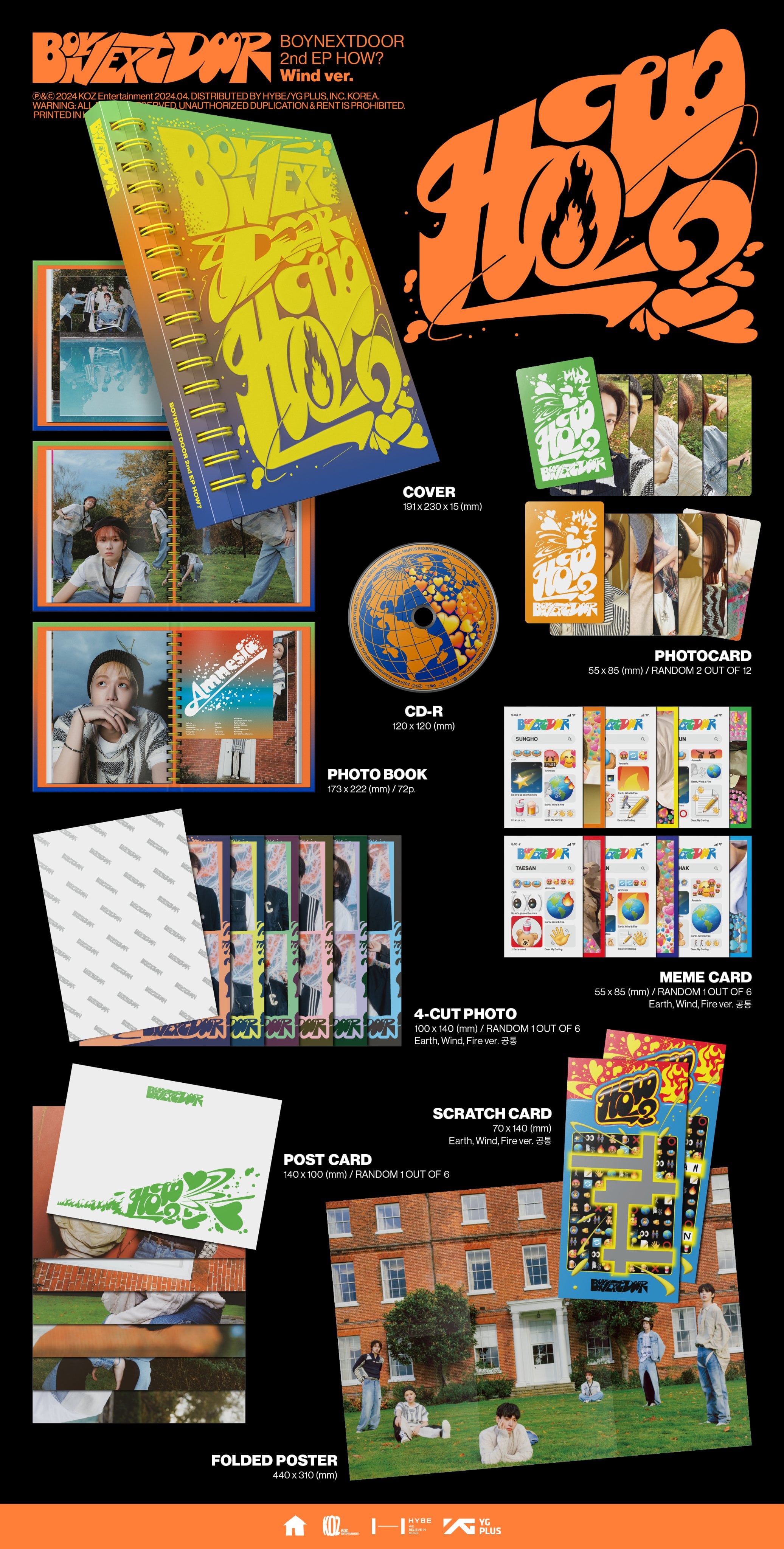 [정보/소식] 보이넥스트도어 2nd EP [HOW?] 앨범 상세 | 인스티즈