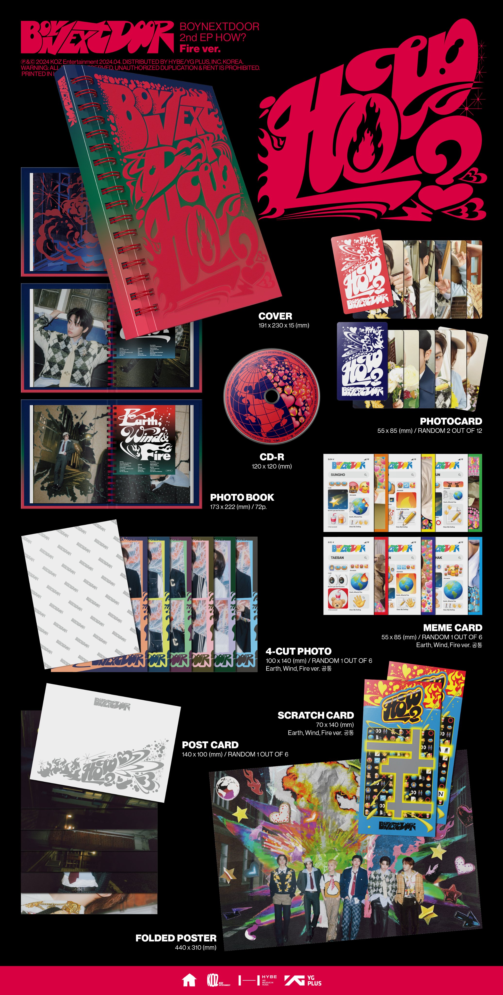 [정보/소식] 보이넥스트도어 2nd EP [HOW?] 앨범 상세 | 인스티즈
