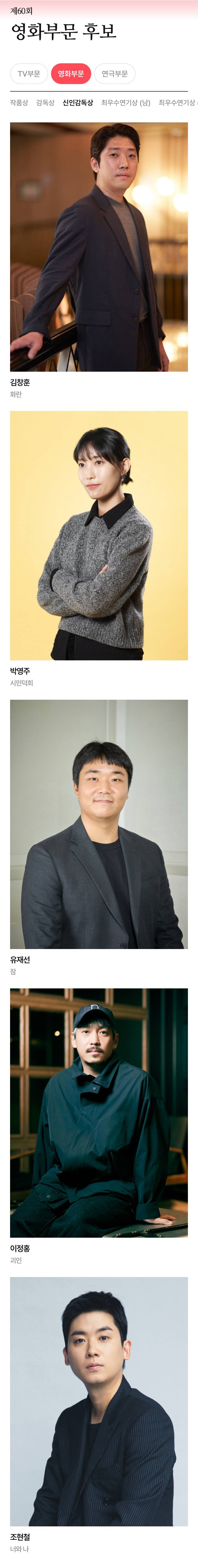 현재 후보공개만으로 난리 난 백상예술대상.JPG (초스압) | 인스티즈