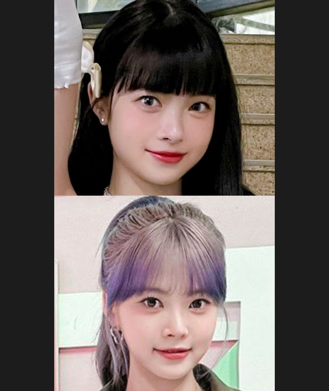 [잡담] 와 홍은채 뮤뱅 얼굴차이라는데 | 인스티즈