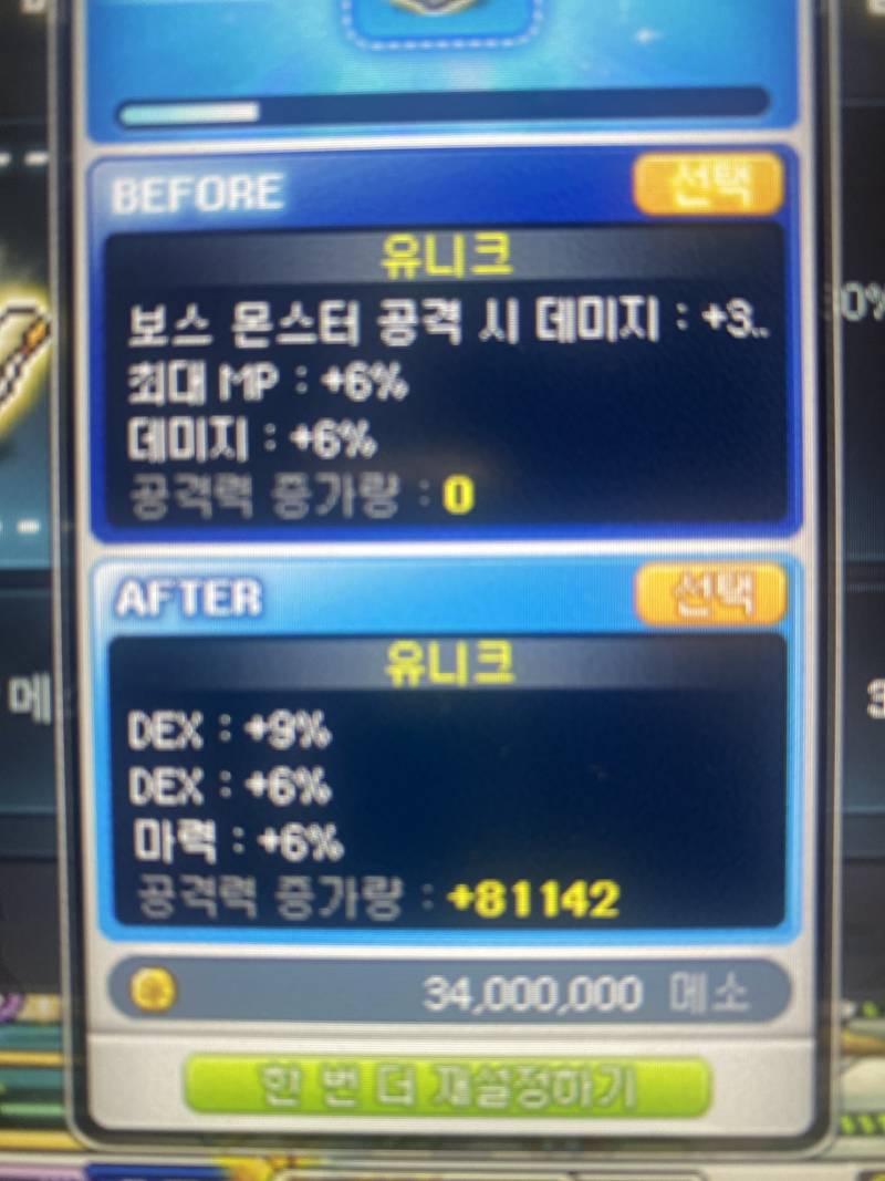 [잡담] 비숍 욥션 질문!!! 보공 vs 마력 제발ㅠㅠㅠ | 인스티즈