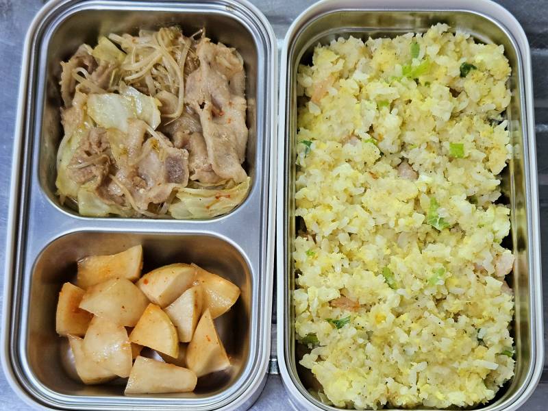 [잡담] 오늘의 직장익 도시락... 좀 무겁나 싶지만 맛있다😋 | 인스티즈