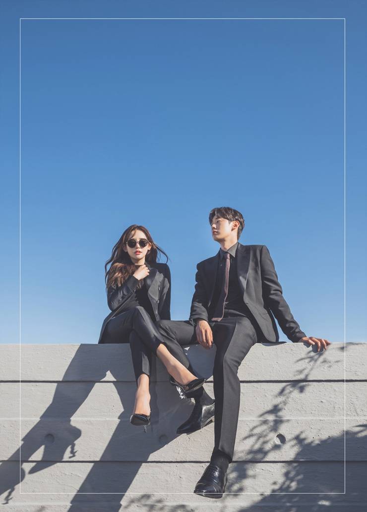 요즘 유행이라는 올블랙 웨딩촬영.JPG | 인스티즈