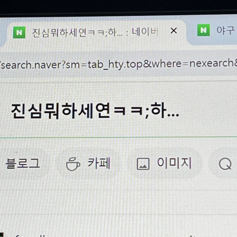 [잡담] 뭐야 아까 짱나서 네이버 검색 이렇게 갈기고 껐는데 | 인스티즈