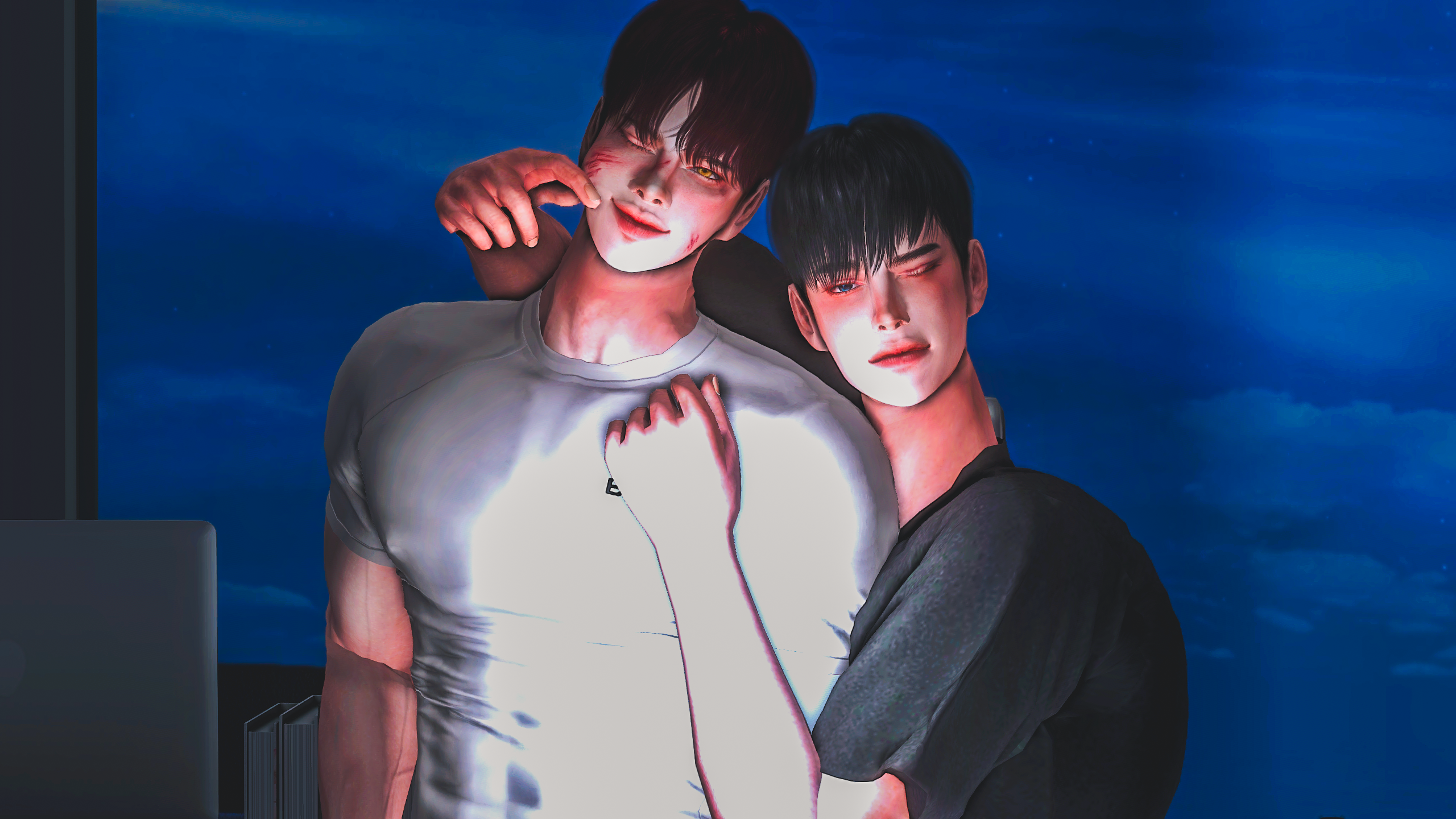 [잡담] 신기한 조명 cc를 찾았다 (아직 어케 쓰는지 모름 남심 상탈 스샷 주의) | 인스티즈