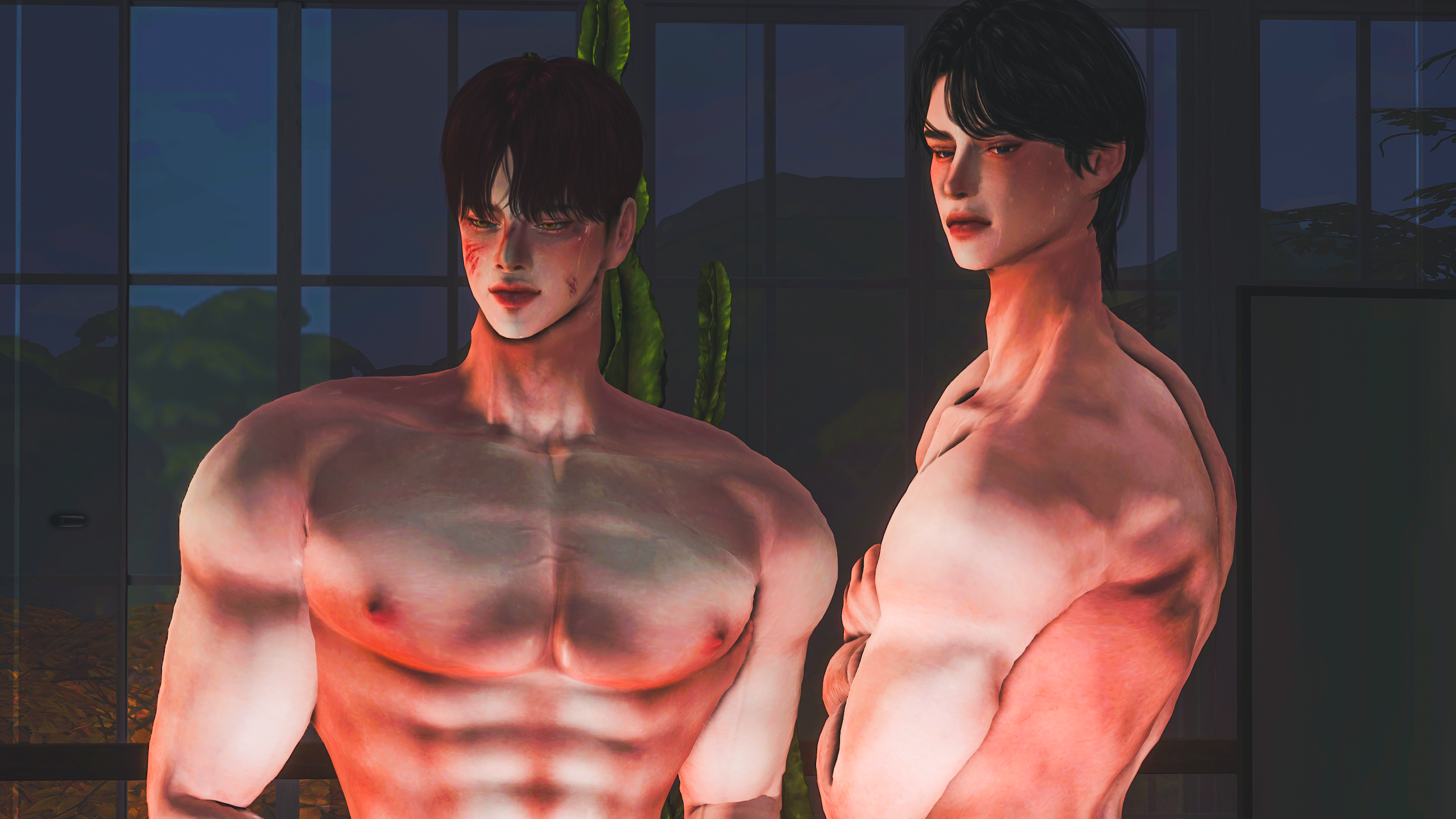 [잡담] 신기한 조명 cc를 찾았다 (아직 어케 쓰는지 모름 남심 상탈 스샷 주의) | 인스티즈