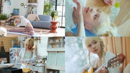 [정보/소식] '금발' 에스파 윈터 vs '흑발' 아일릿 원희…대세 걸그룹 이온 음료 대격돌 | 인스티즈